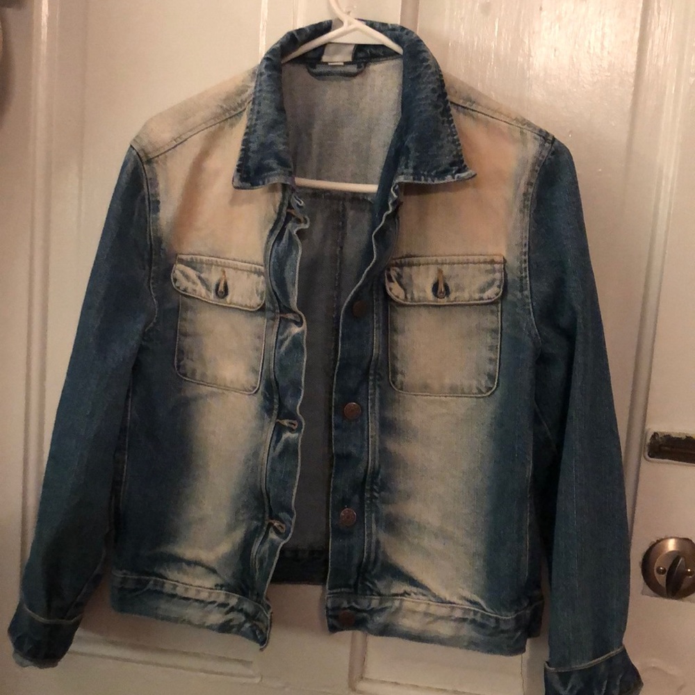 Vintage acid washed jean jacket